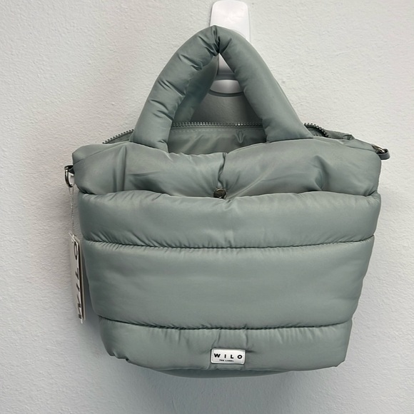 💚 WILO The Label Weekender Quilted Travel/Gym/Baby Bag w/ Crossbody … - Picture 1 of 8